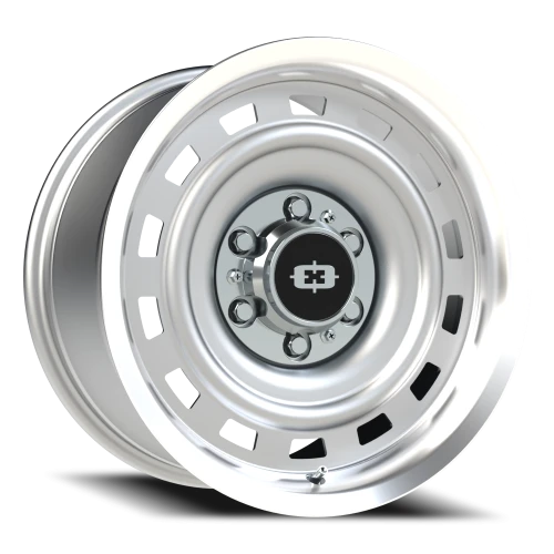 Vision 54 17x9 +12 6x139.7mm Silver Machined Lip