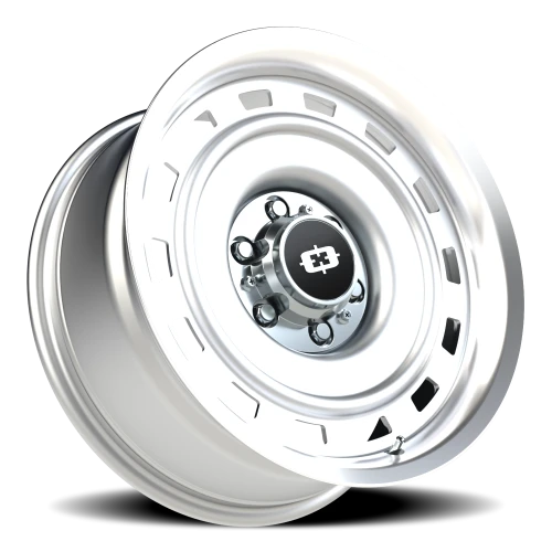 Vision 54 18x8 -6 6x139.7mm 108mm Silver Machined Lip