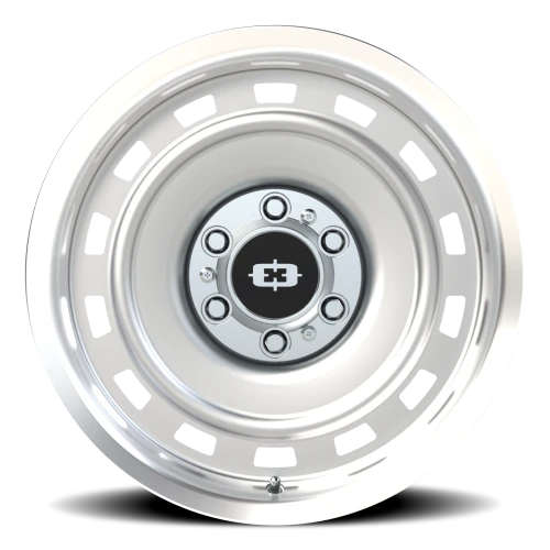Vision 54 18x8 -6 6x139.7mm 108mm Silver Machined Lip