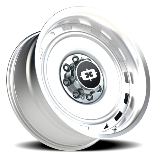 Vision 54 22x10 -25 8x180mm 124.2mm Silver Machined Lip