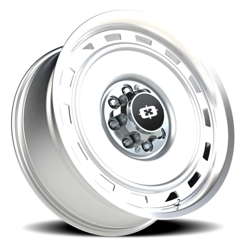 Vision 54 22x9 -12 8x165.1mm 116.8mm Silver Machined Lip