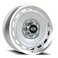 Vision 54 22x9 +12 8x165.1mm 116.8mm Silver Machined Lip