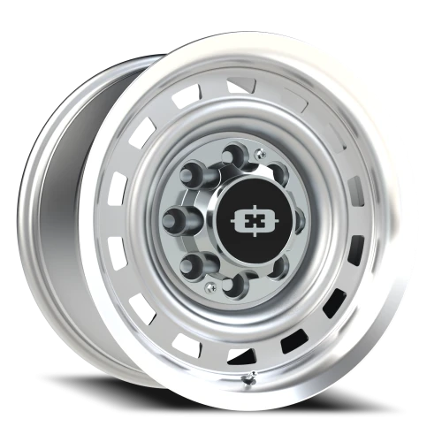 Vision 54 17x9 -12 8x165.1mm 116.8mm Silver Machined Lip