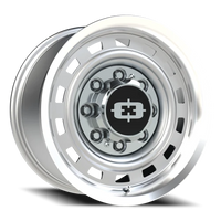 Vision 54 17x9 +12 8x180mm 124.2mm Silver Machined Lip