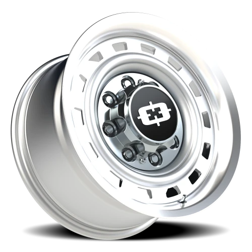 Vision 54 17x9 +12 8x180mm 124.2mm Silver Machined Lip