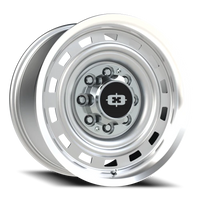 Vision 54 18x9 -12 8x165.1mm 116.8mm Silver Machined Lip