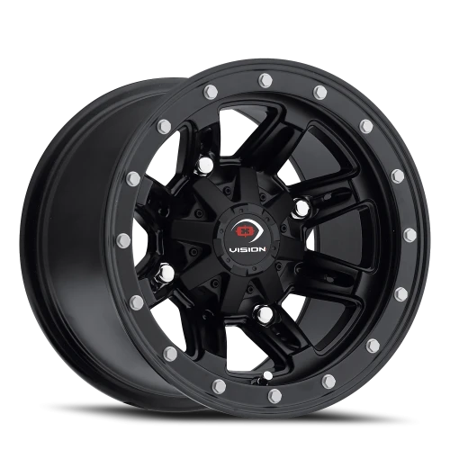 Vision 550 12x7 +3 4x136mm 110.5mm Matte Black