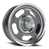 Vision 55 20x8.5 -6 5x114.3mm 83mm Gunmetal Machined Lip