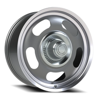 Vision 55 20x9.5 +38 5x114.3mm 83mm Gunmetal Machined Lip