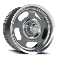 Vision 55 20x9.5 +20 6x139.7mm 108mm Gunmetal Machined Lip