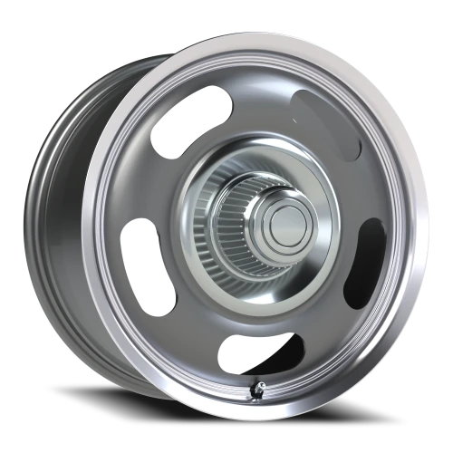 Vision 55 18x8.5 +32 5x114.3mm 83mm Gunmetal Machined Lip