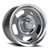 Vision 55 18x9.5 +0 5x114.3mm 83mm Gunmetal Machined Lip