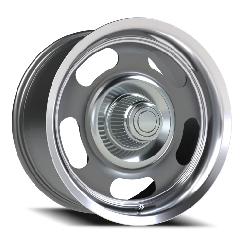 Vision 55 18x9.5 +0 5x120.65mm 83mm Gunmetal Machined Lip