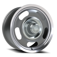 Vision 55 18x9.5 +38 5x114.3mm 83mm Gunmetal Machined Lip
