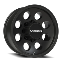 Vision 56VT 16x7 -12 8x165.1mm 124.5mm Satin Black