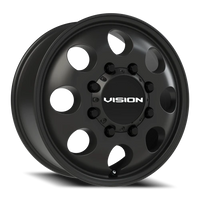 Vision 56 20x8.25 +115 8x165.1mm 116.8mm Satin Black