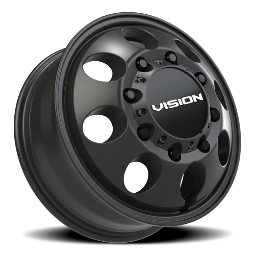 Vision 56 17x6.5 +121 8x165.1mm 125.2mm Satin Black