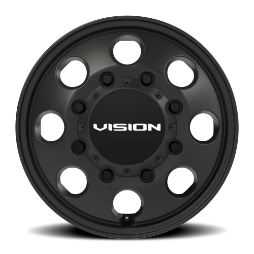 Vision 56 17x6.5 +121 8x165.1mm 125.2mm Satin Black