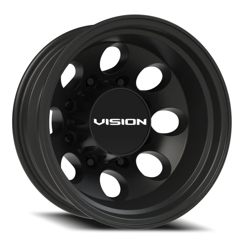 Vision 56 17x6.5 -143 8x165.1mm 125.2mm Satin Black