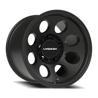 Vision 56 15x10 -25 5x139.7mm 110mm Satin Black