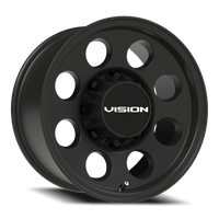 Vision 56 16x8 +0 8x165.1mm 125.2mm Satin Black