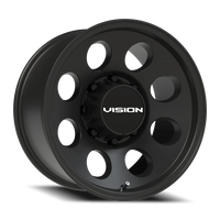 Vision 56 17x9 -12 8x165.1mm 125.2mm Satin Black