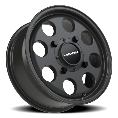 Vision 56 15x6 +38 4x136mm 110.1mm Satin Black