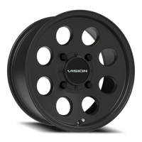 Vision 56 15x7 +13 4x136mm 110.1mm Satin Black