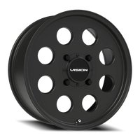 Vision 56 17x7 +38 4x136mm 110.1mm Satin Black