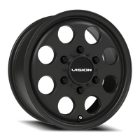 Vision 56 15x6 +50 6x139.7mm 110mm Satin Black