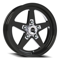 Vision 571 15x4 -19 5x114.3mm 83.1mm Gloss Black Milled Center