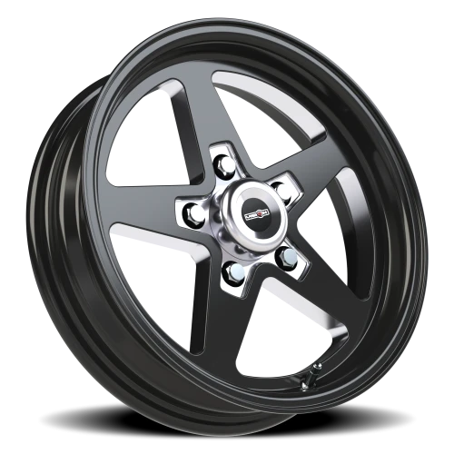 Vision 571 15x4 -19 5x114.3mm 83.1mm Gloss Black Milled Center