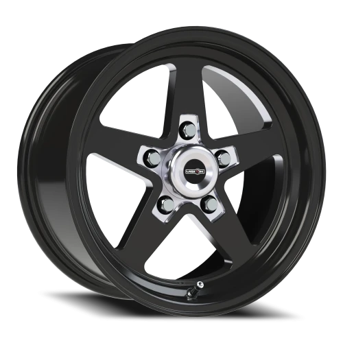 Vision 571 15x8 +27 5x120.65mm 83.1mm Gloss Black Milled Center