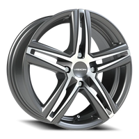 Vision 640 15x6.5 +38 4x100mm 73.1mm Gunmetal Machined Face