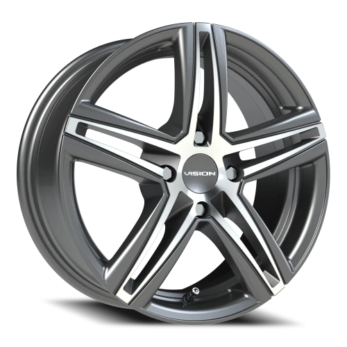 Vision 640 15x6.5 +38 4x100mm 73.1mm Gunmetal Machined Face