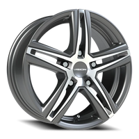 Vision 640 15x6.5 +38 5x114.3mm 73.1mm Gunmetal Machined Face