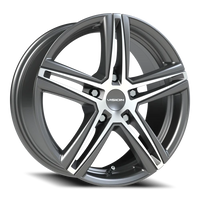 Vision 640 16x7 +40 5x114.3mm 73.1mm Gunmetal Machined Face