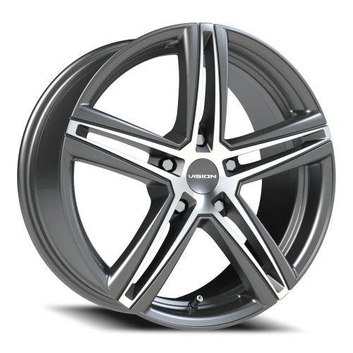 Vision 640 17x7.5 +40 5x114.3mm 73.1mm Gunmetal Machined Face