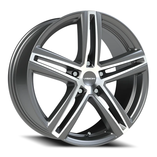 Vision 640 18x8 +40 5x114.3mm 73.1mm Gunmetal Machined Face