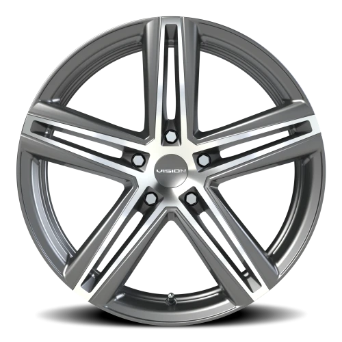 Vision 640 18x8 +40 5x114.3mm 73.1mm Gunmetal Machined Face