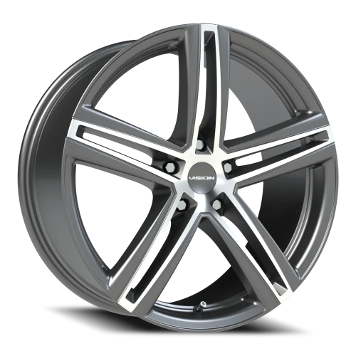 Vision 640 19x8.5 +40 5x114.3mm 73.1mm Gunmetal Machined Face