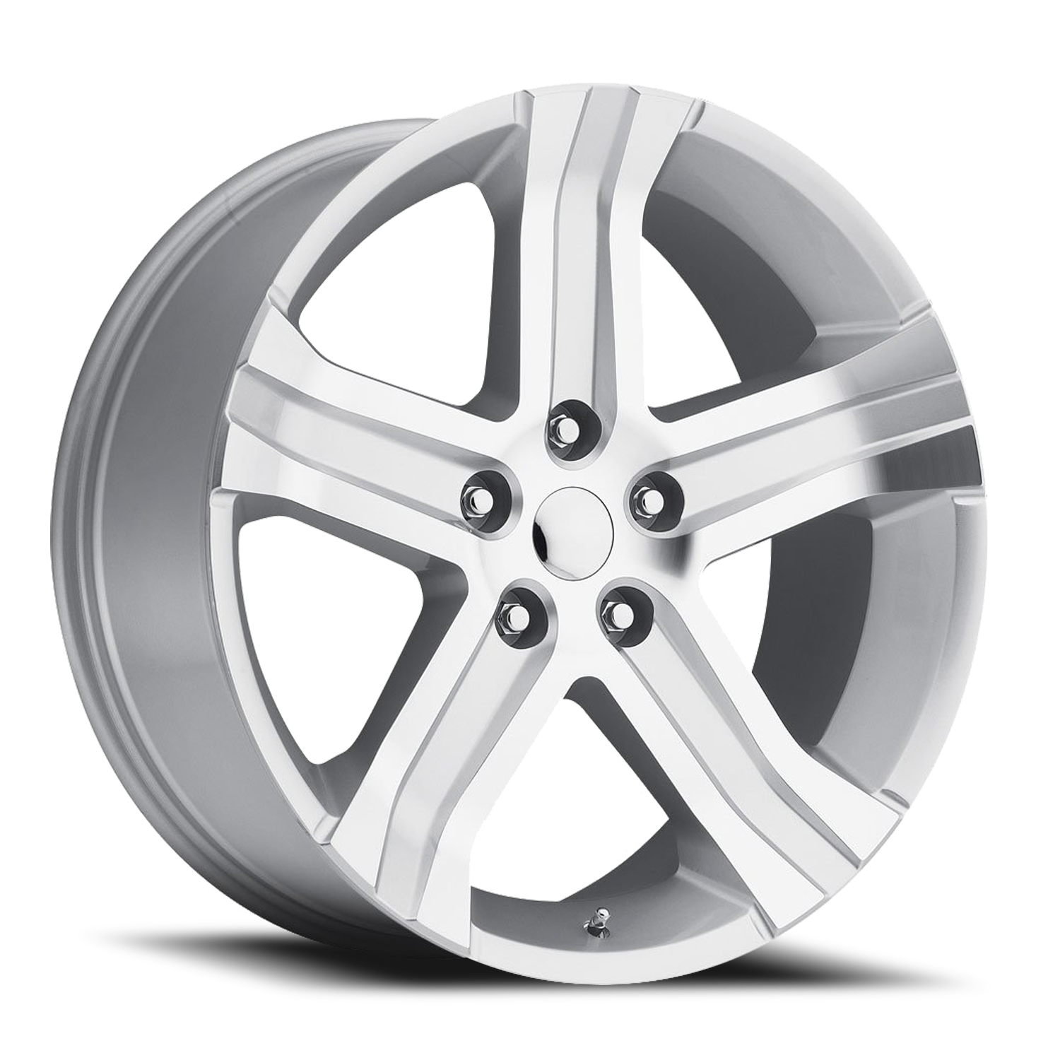 Factory Reproductions FR 69 Ram Truck RT Replica SL 22x9 +20 5x139.7mm 77.8mm Gloss Silver Machined Face