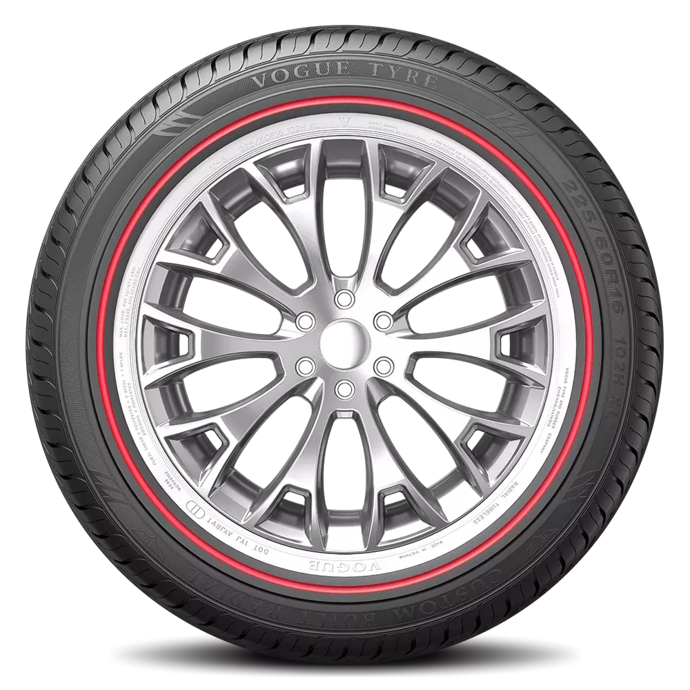 Vogue Custom Built Radial Viii Red Stripe Tires 215/70R15 XL Custom Built Radial Viii 21V Red Stripe(03282951)