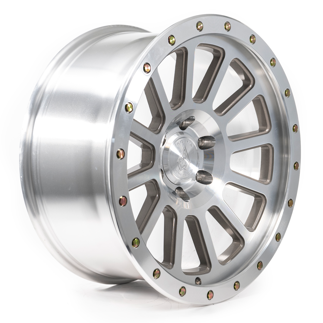 Arena Wheels Ammo Bright Machine Zinc Bolts 20x9 5x127 0mm 71.5