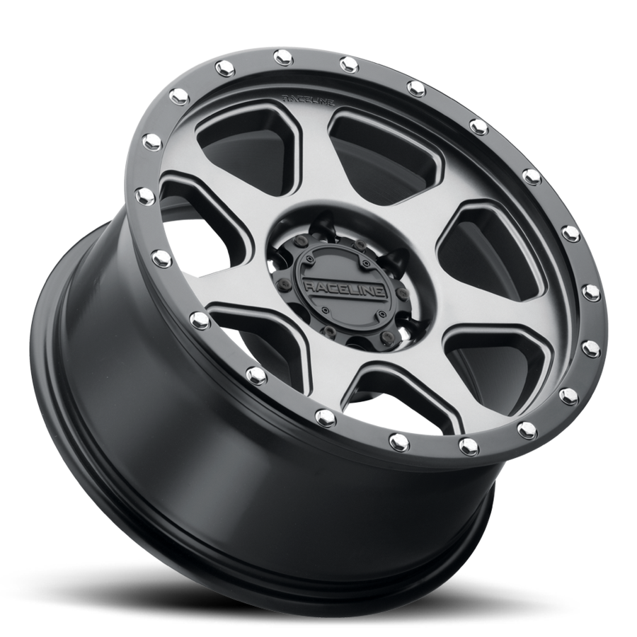 Raceline 7X 949G 17x8.5 +0 6x120mm 67.1mm Gunmetal