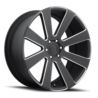 DUB 8-Ball 24x10" 6x135mm 87.1mm CB +30mm Black Milled Accents