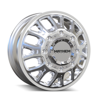 Mayhem Cogent Dually 17x6.5" 8x165.1mm 121.3mm CB +125mm Polished