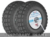 Hi-Run Stud Wheelbarrow Assembly Kit Tires Stud Wheelbarrow Assembly Kit- 10 INCH Flat Free With Grease Fitting(WB1002)