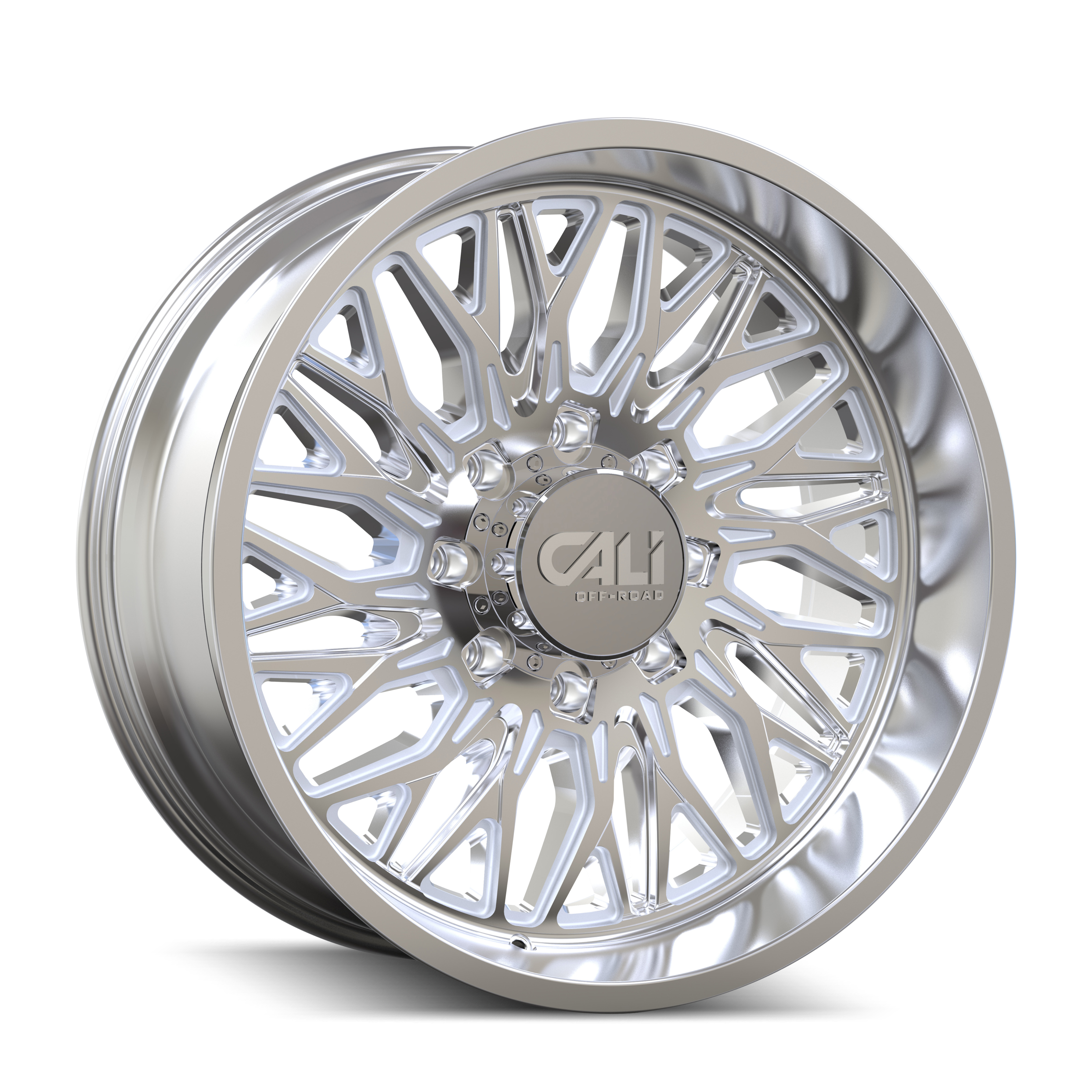 Cali OffxRoad Crusher 9118 Polished 22x10 8x180 x19mm 124.1mm