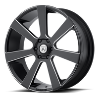 Asanti Black Label Apollo 24x9" 6x139.7mm 100.5mm CB +35mm Satin Black Milled